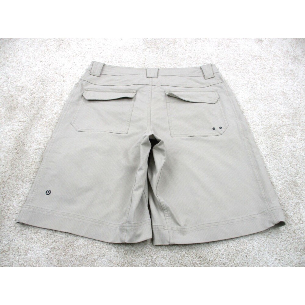 Lululemon Cadence Commute Shorts Men 32 Brown Tan Cargo Pocket  11" Inseam * - Picture 12 of 16